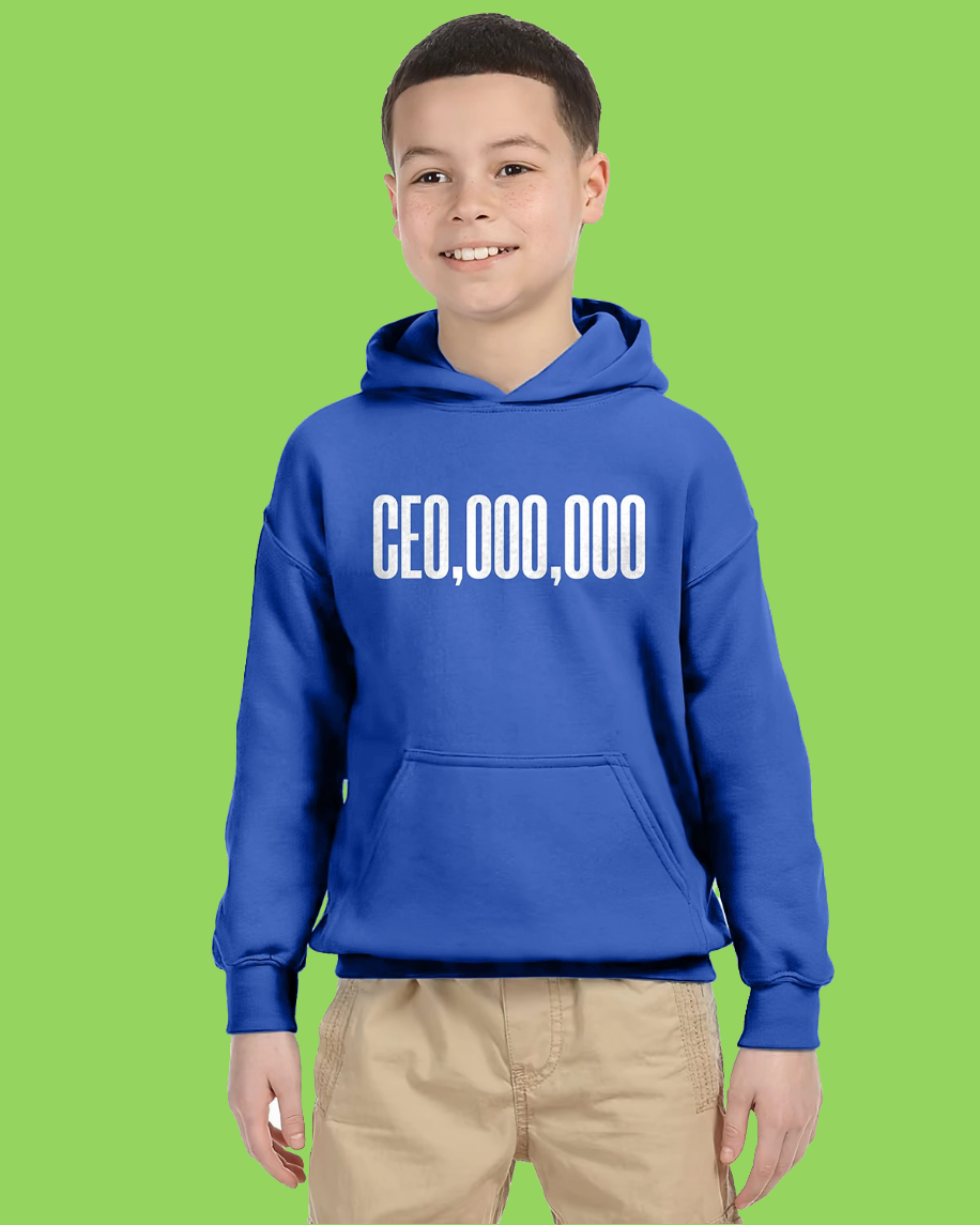 CEO,OOO,OOO  Unisex Kids Hoodie