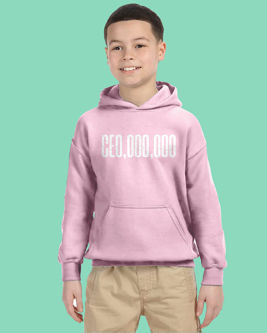CEO,OOO,OOO  Unisex Kids Hoodie