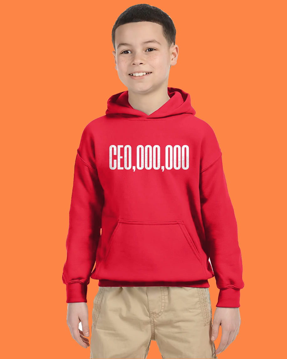 CEO,OOO,OOO  Unisex Kids Hoodie