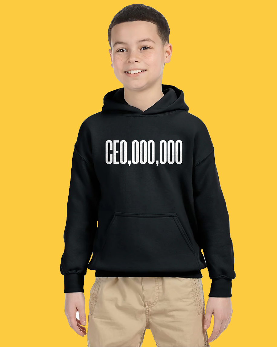 CEO,OOO,OOO  Unisex Kids Hoodie